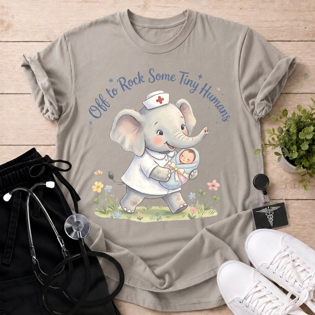 Off To Rock Tiny Humans T-Shirt