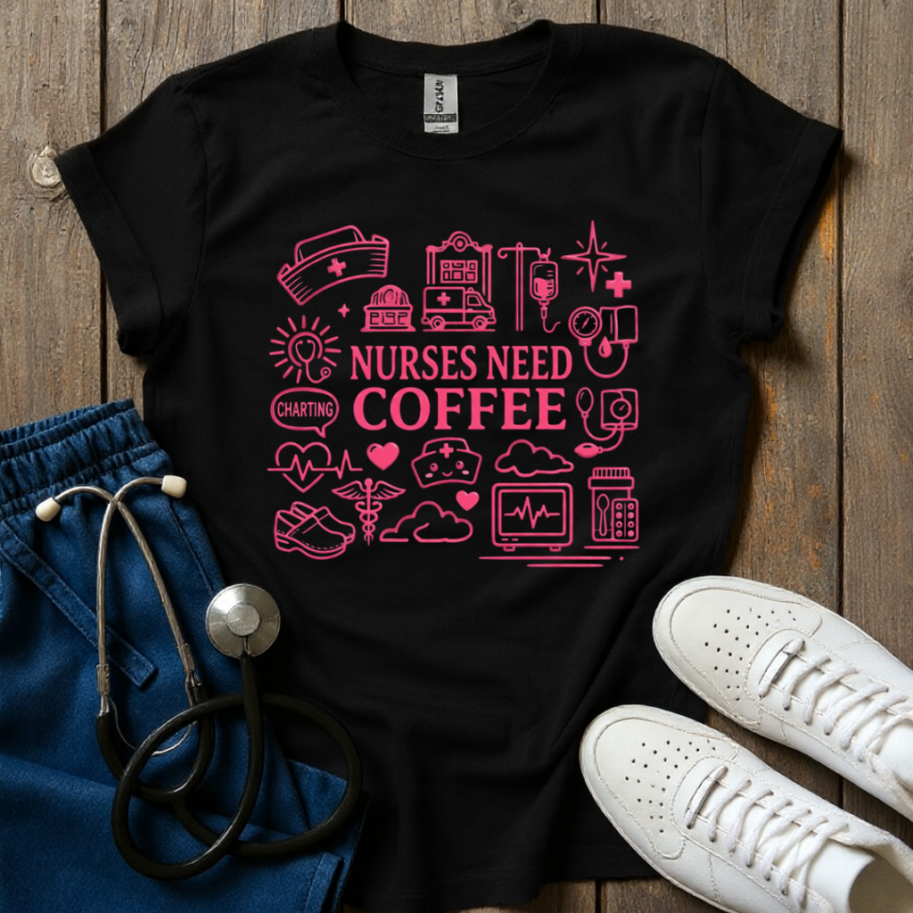 Nurses Need Coffee T-Shirt