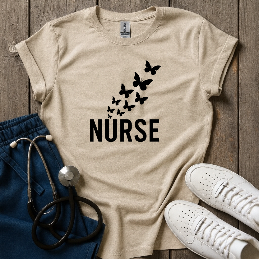 Nurse Butterfly T-Shirt