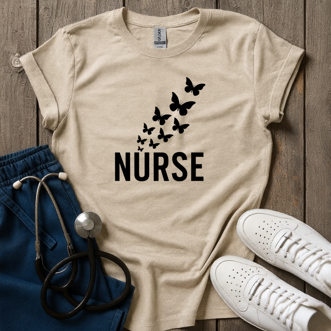 Nurse Butterfly T-Shirt