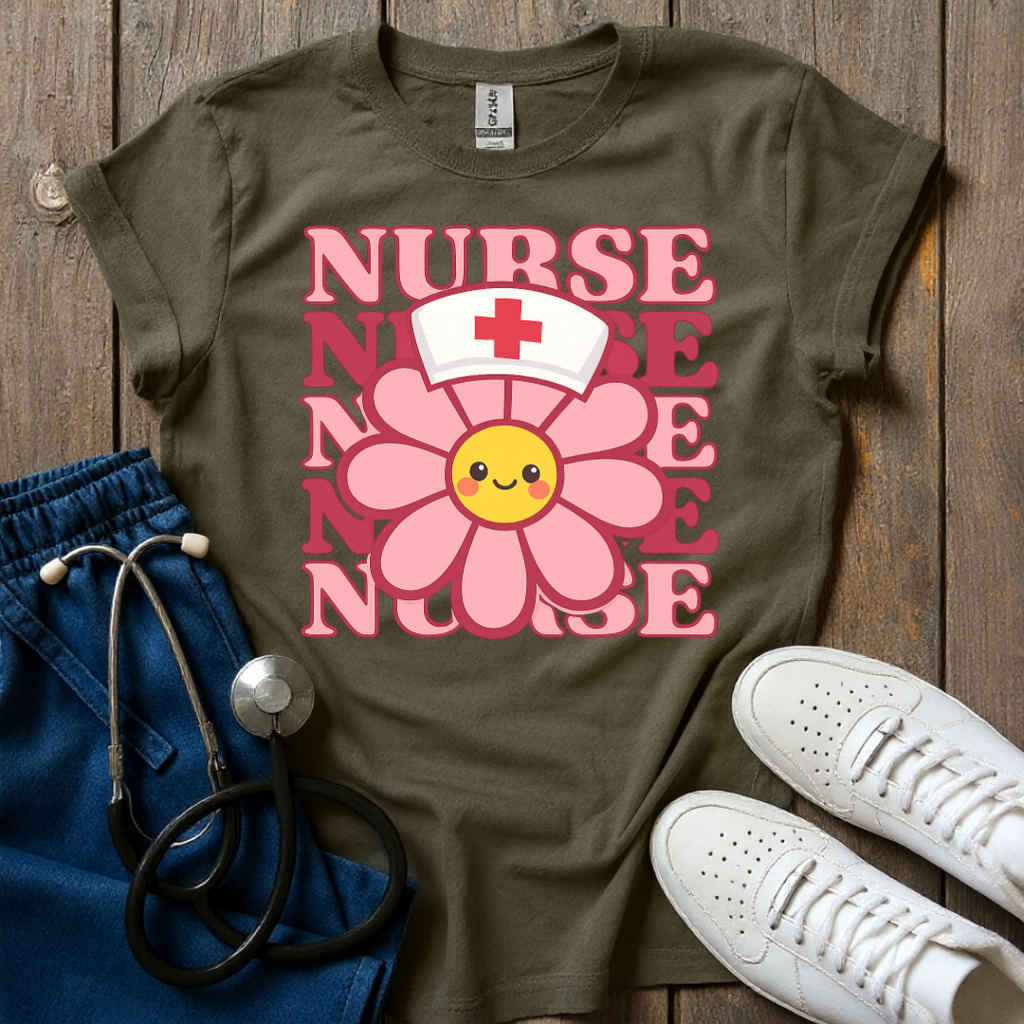 Flower Nurse T-Shirt