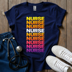 Color Fade Nurse T-Shirt