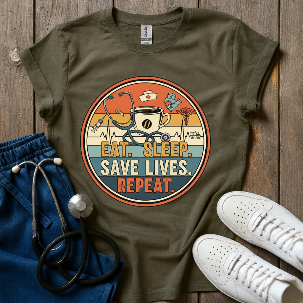 Save Lives Repeat T-Shirt