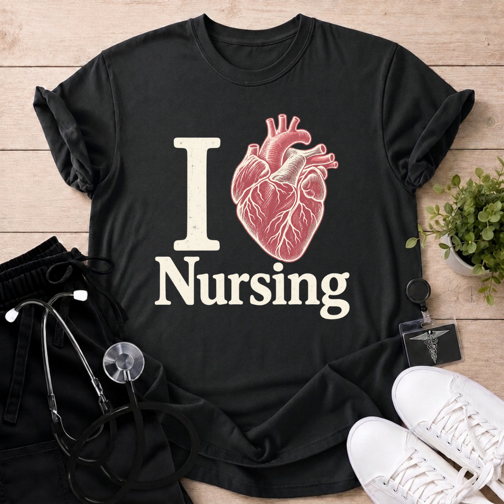 I Heart Nursing T-Shirt