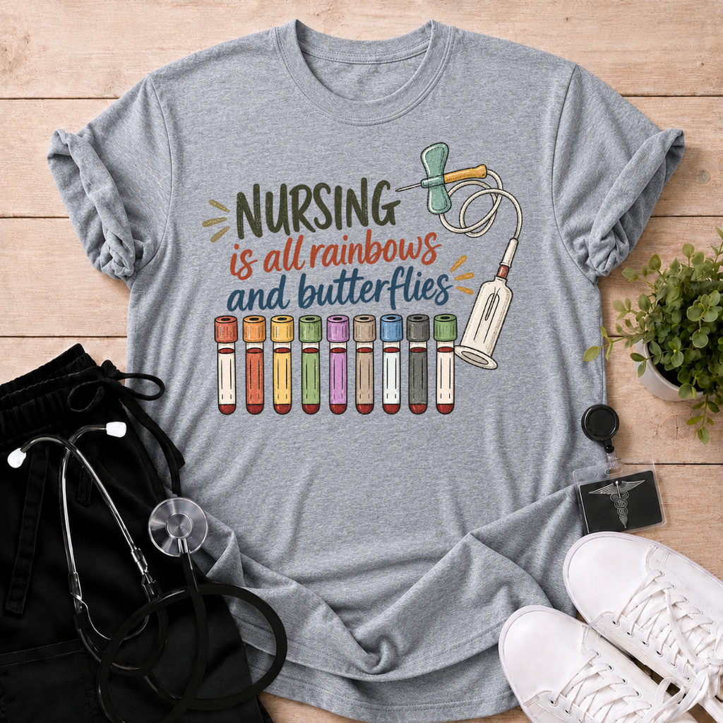 Rainbows and Butterflies T-Shirt