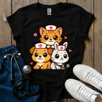 Cute Animal Nurses T-Shirt