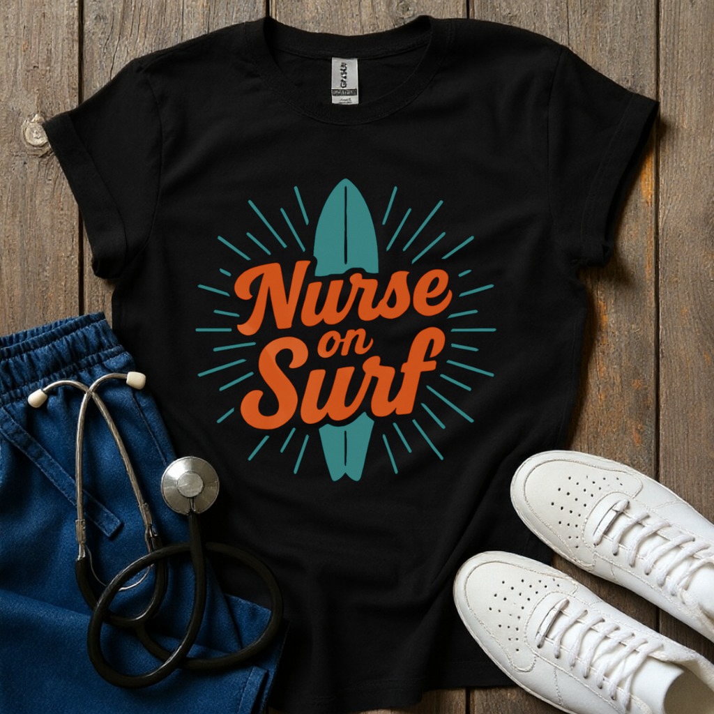 Nurse on Surf T-Shirt