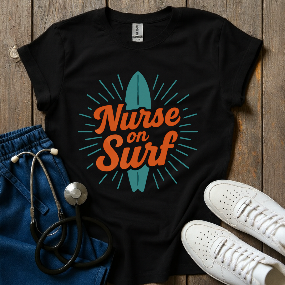 Nurse on Surf T-Shirt