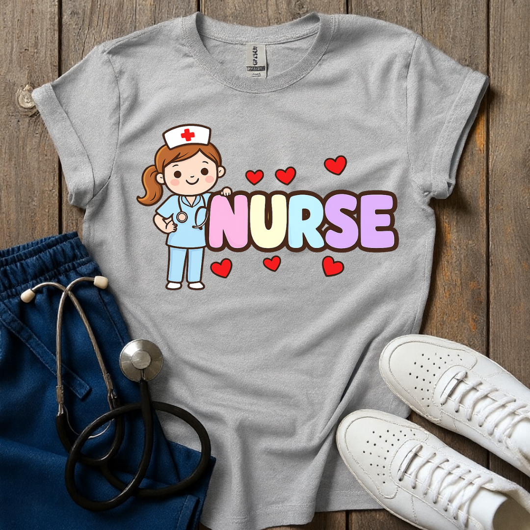 Cute Nurse Love T-Shirt