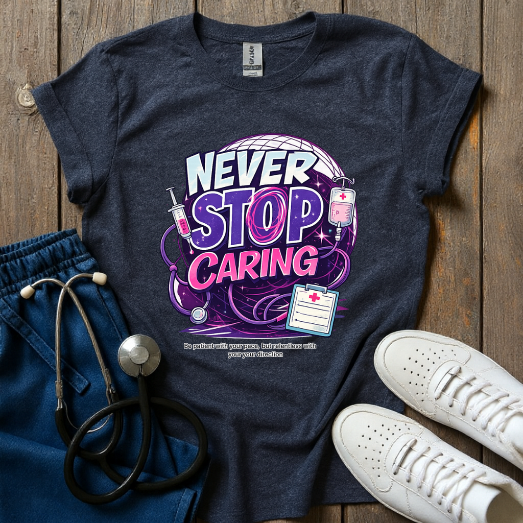 Never Stop Caring T-Shirt