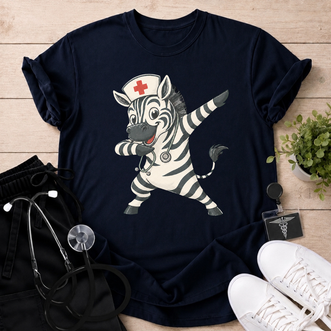 Zebra Nurse T-Shirt