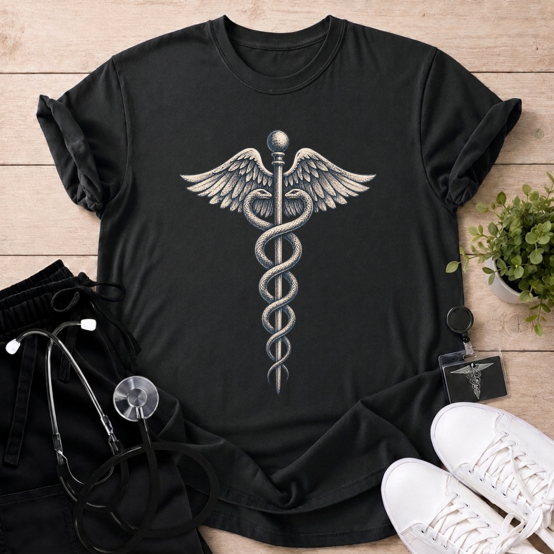 Caduceus Medical Symbol T-Shirt