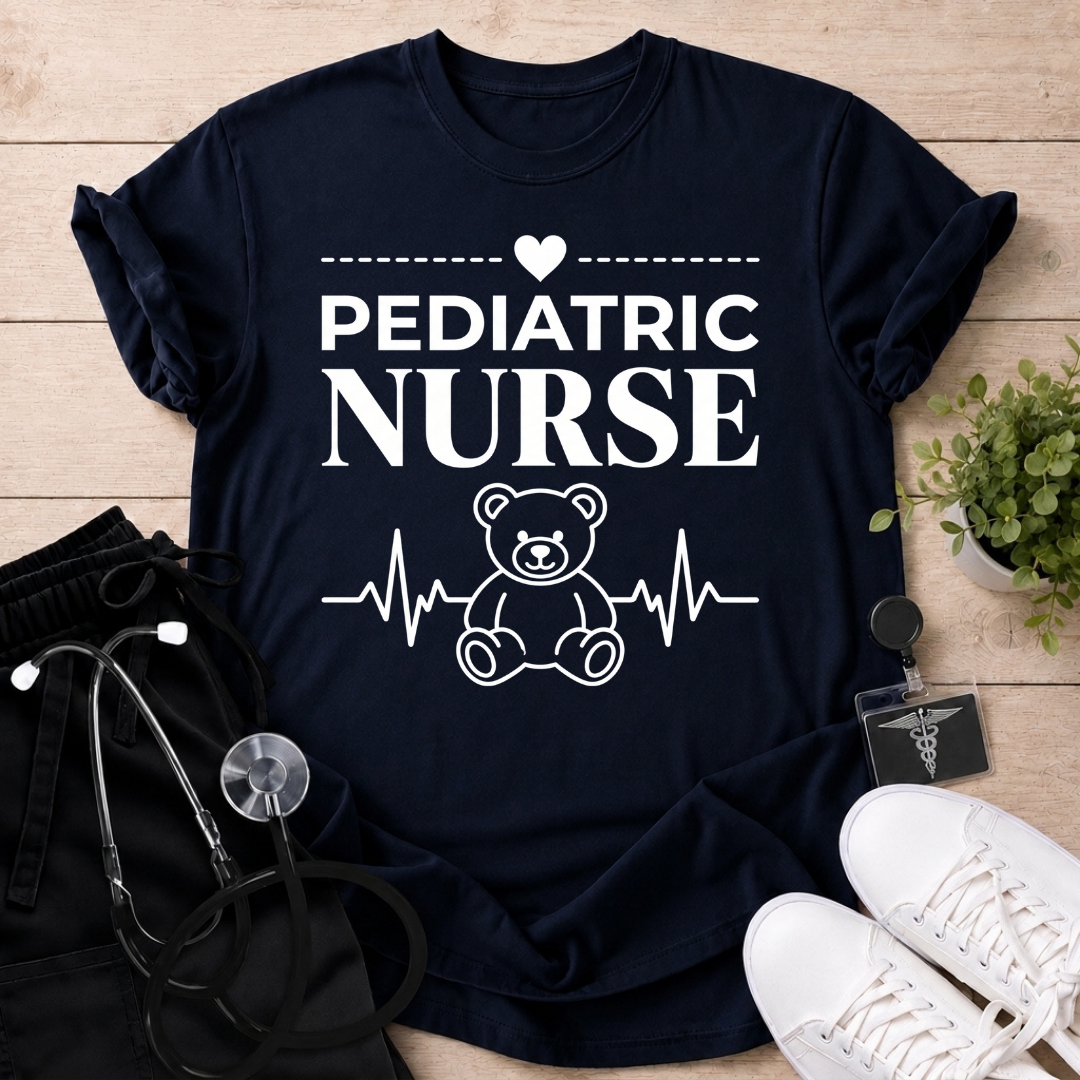Pediatric Nurse Bear T-Shirt
