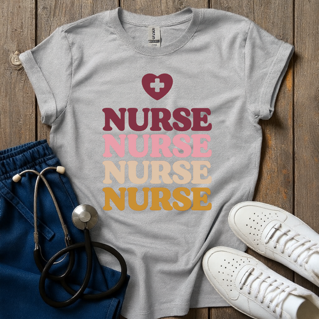 Vintage Style Nurse T-Shirt