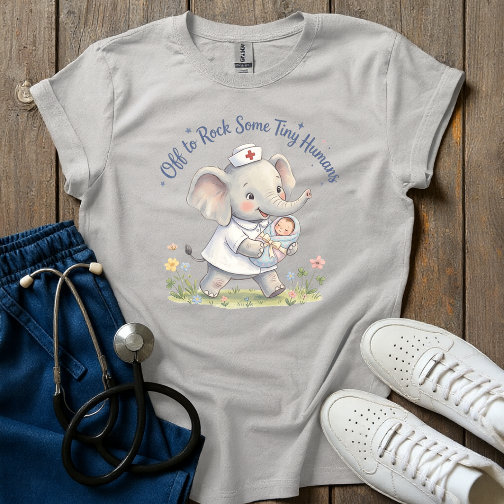 Off To Rock Tiny Humans T-Shirt
