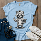 Vintage Nurse Raccoon T-Shirt