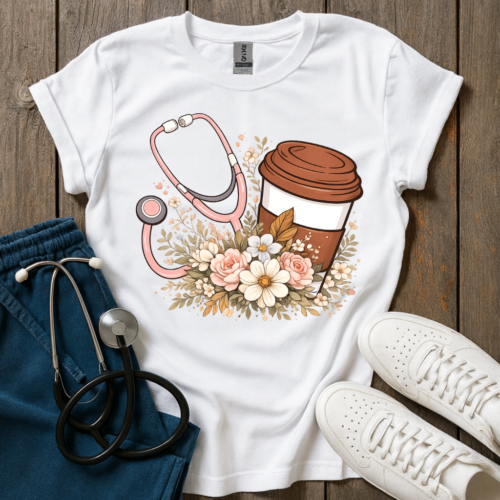 Caffeine Care Bloom T-Shirt