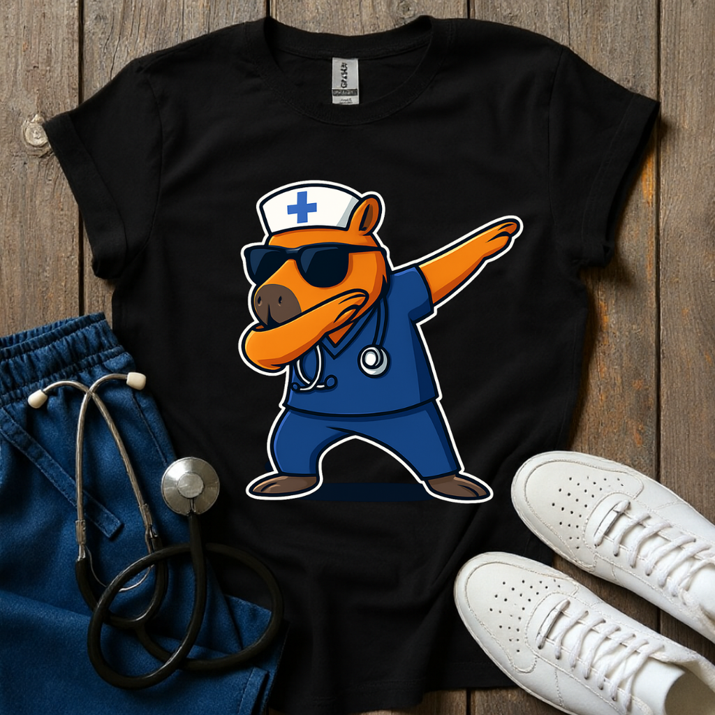Capybara Nurse T-Shirt