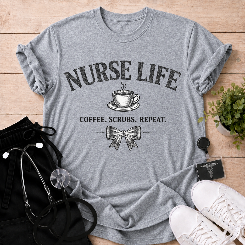 Nurse Life Repeat T-Shirt