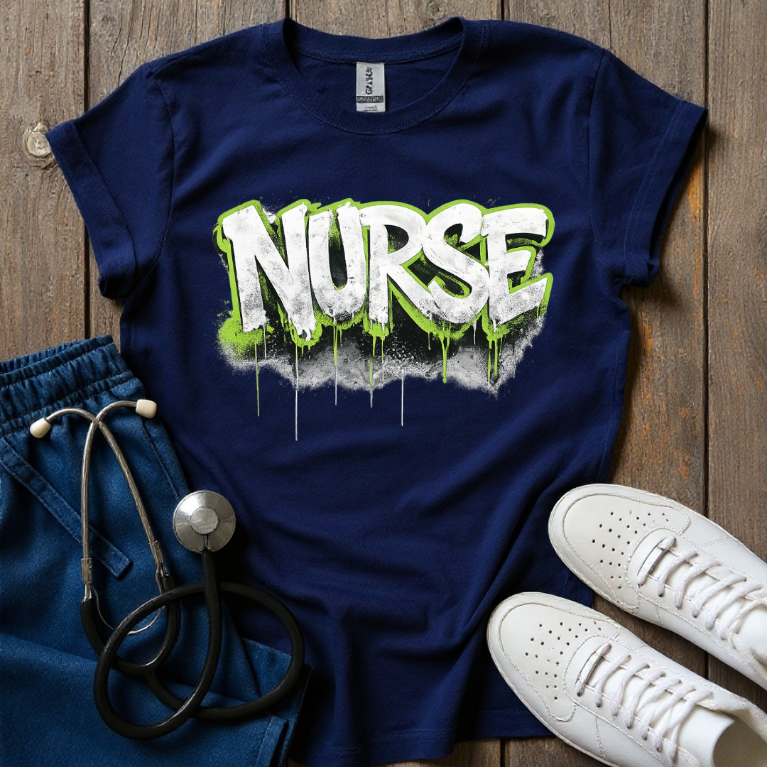 Drip Graffiti Nurse T-Shirt