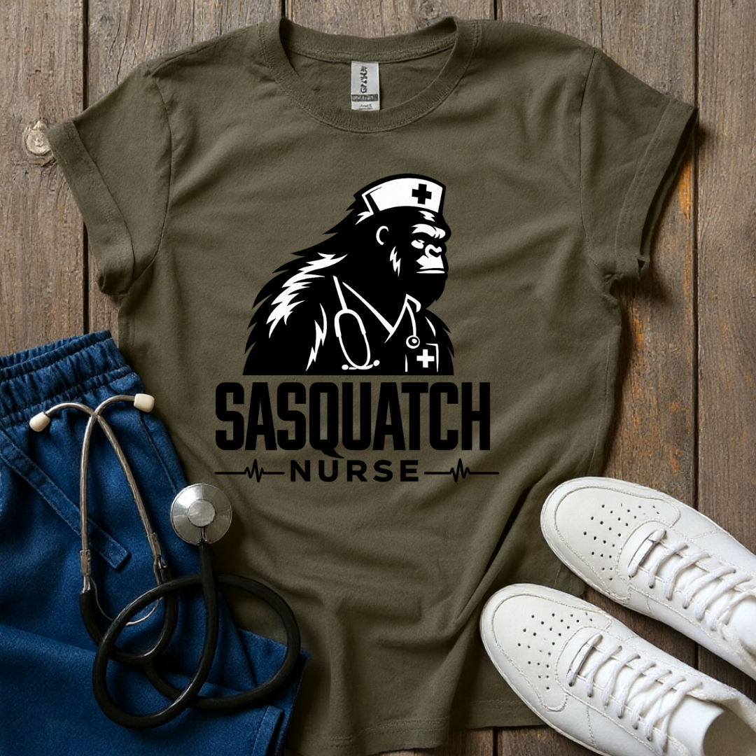 Sasquatch Nurse T-Shirt
