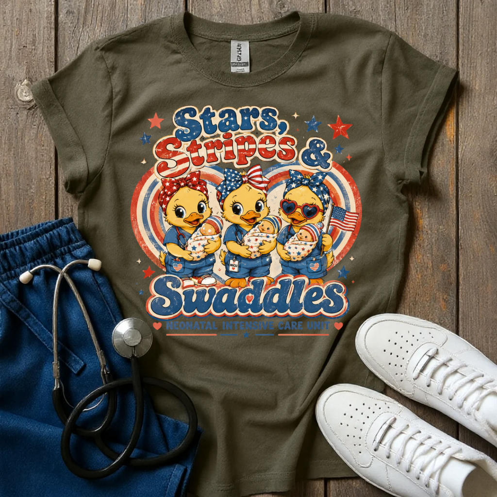 Stars Stripes And Swaddles T-Shirt