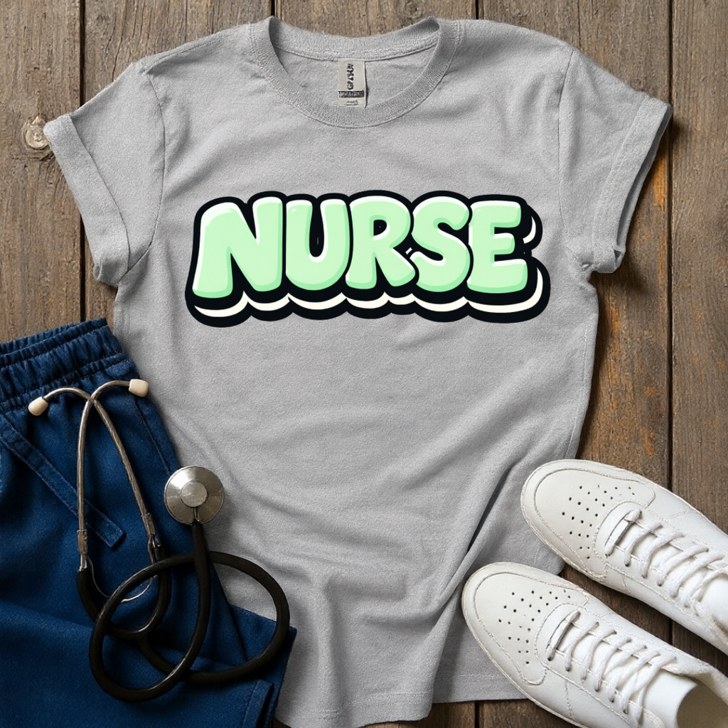 Mint Pop Nurse T-Shirt