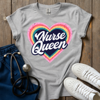 Heart Nurse Queen T-Shirt