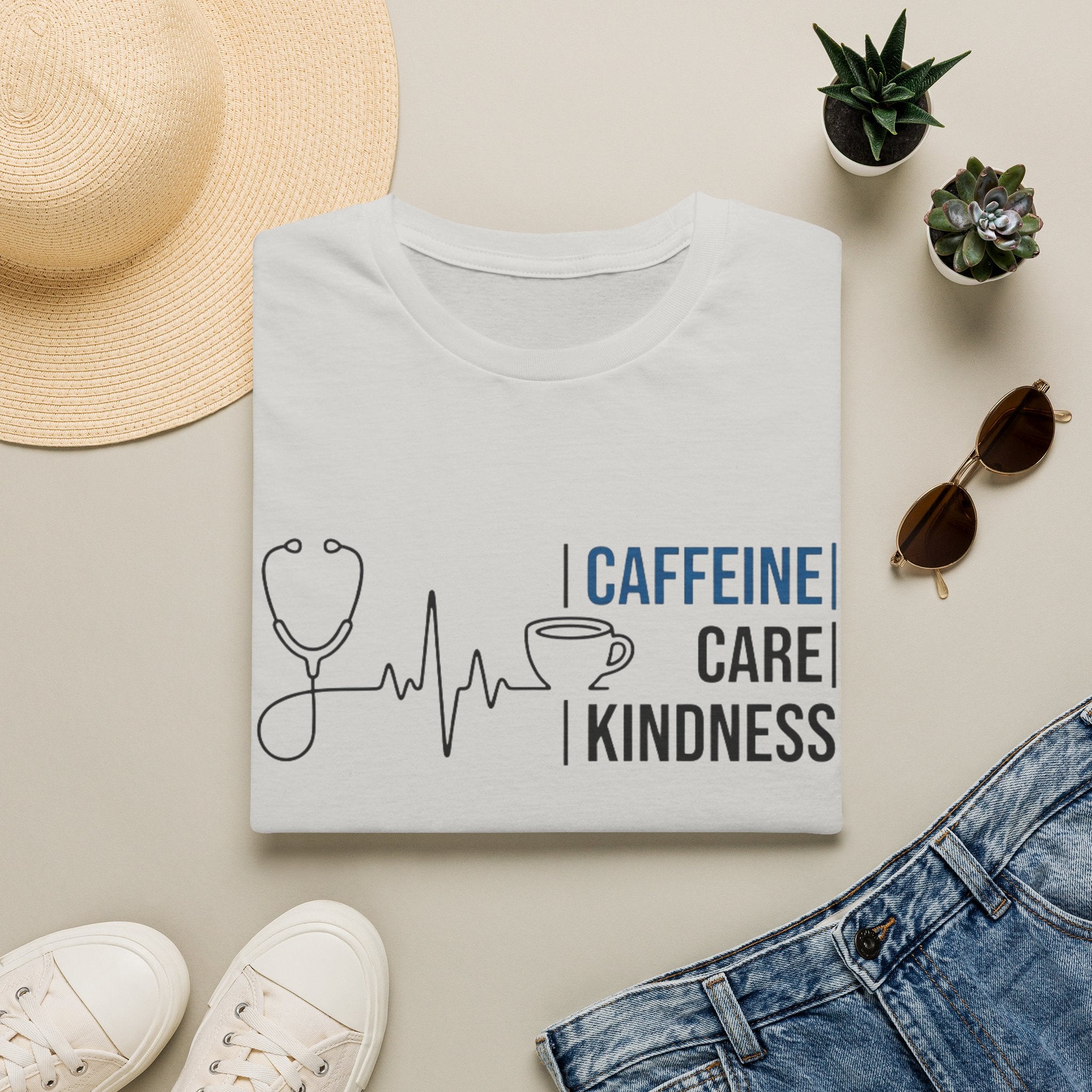 Caffeine Care Kindness T-Shirt