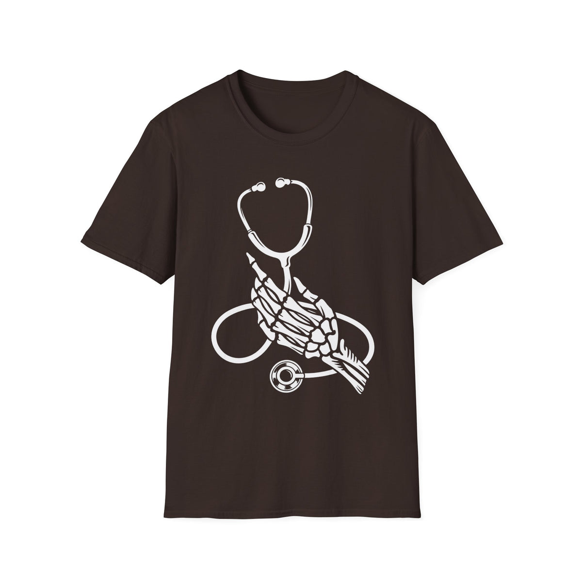 Skeleton Hand Stethoscope T-Shirt
