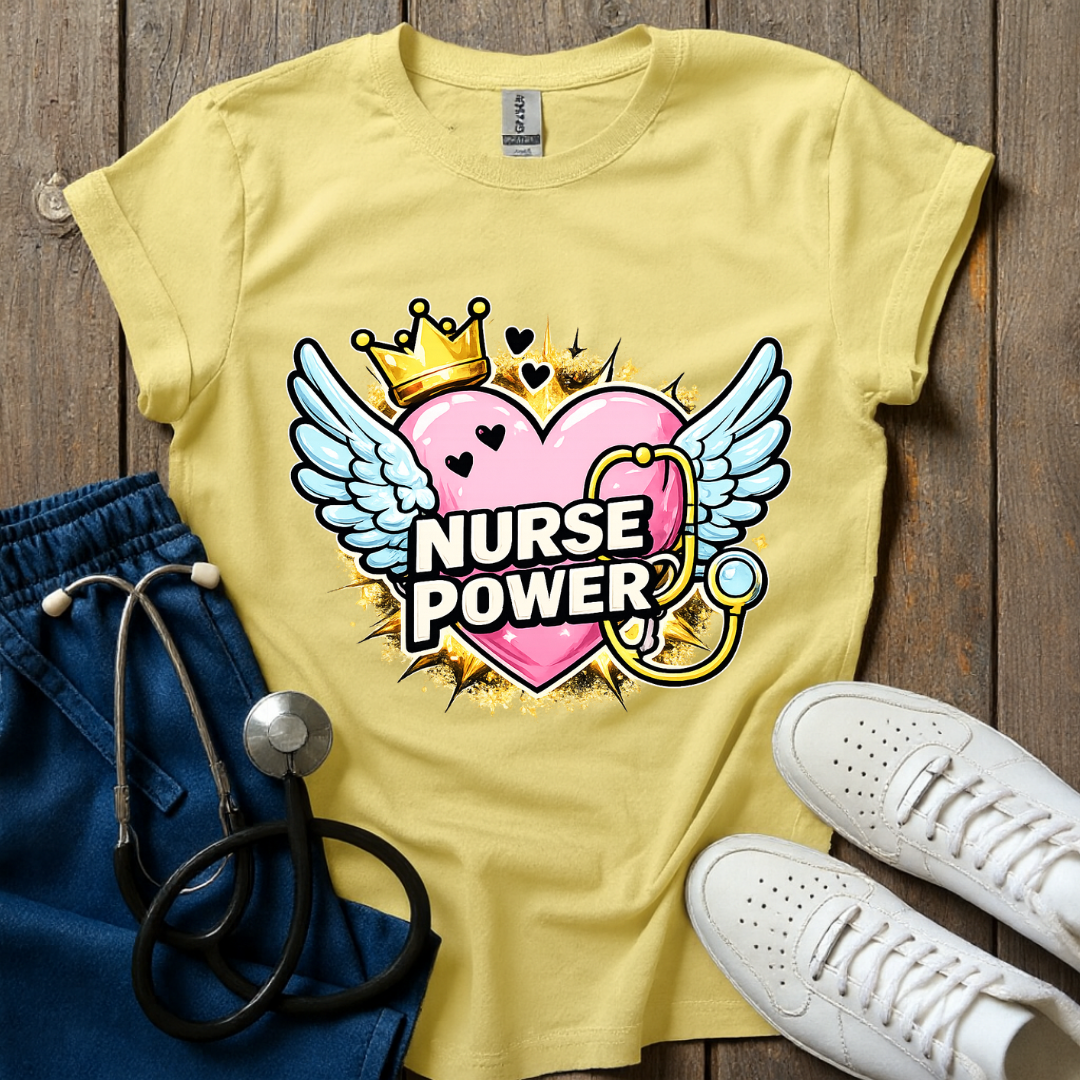 Nurse Power Wings T-Shirt
