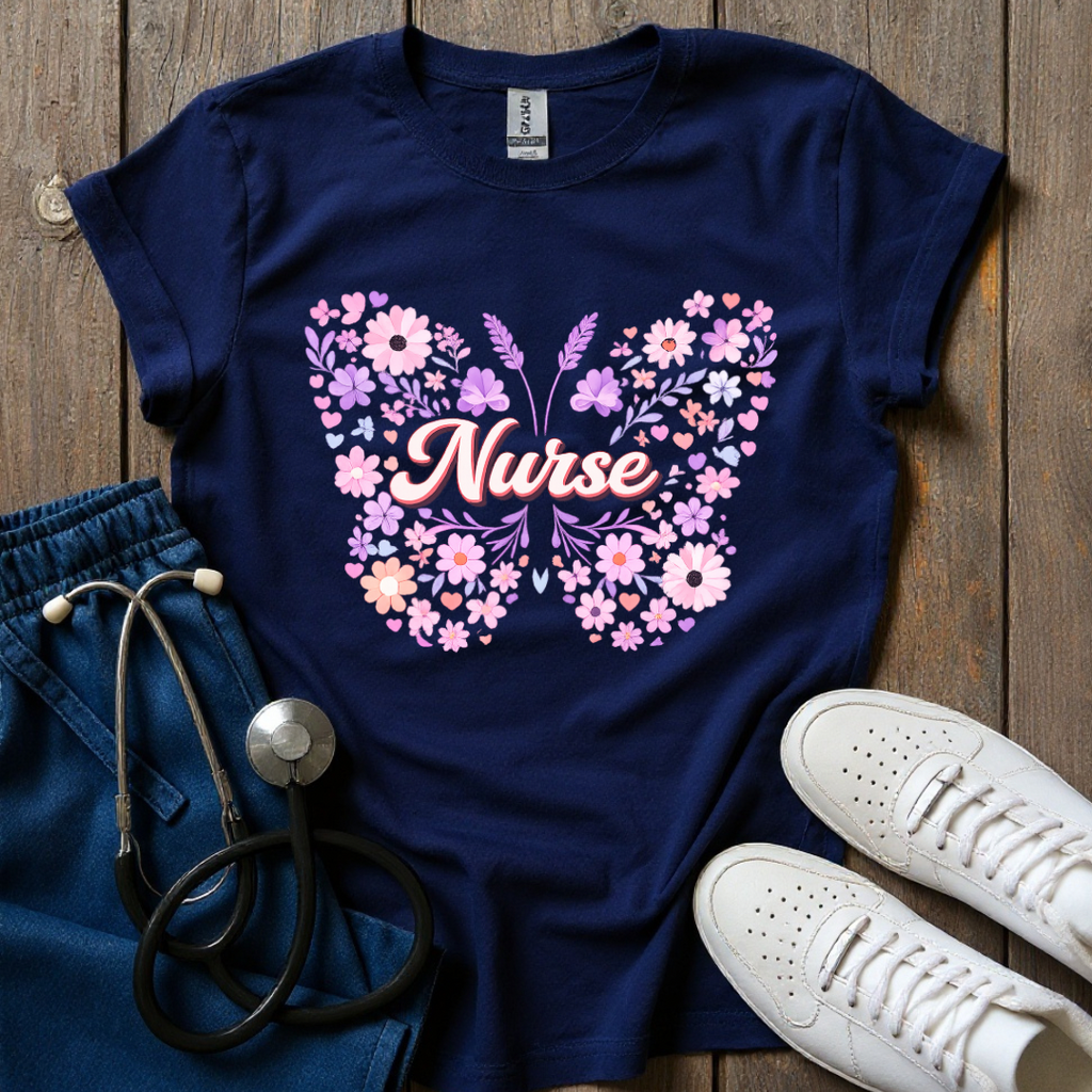 Butterfly Nurse T-Shirt