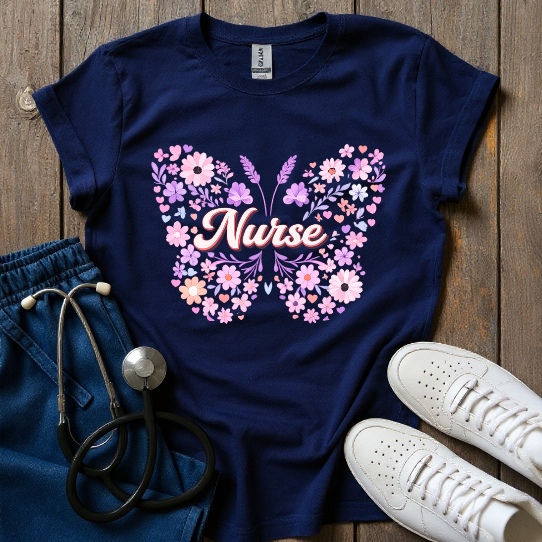 Butterfly Nurse T-Shirt