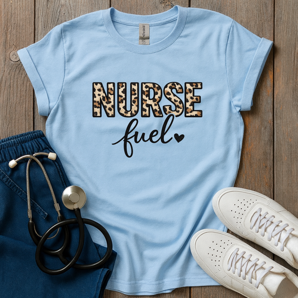 Leopard Nurse Fuel T-Shirt