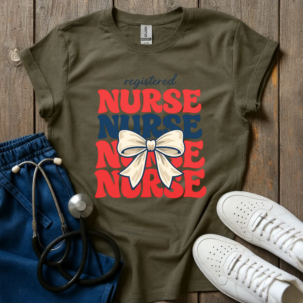 Bowtiful Registered Nurse T-Shirt