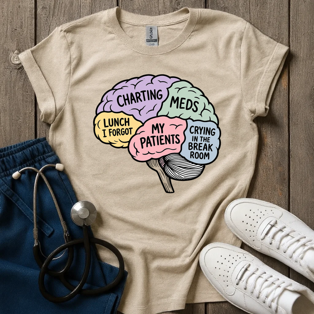 Typical Nurse Brain T-Shirt
