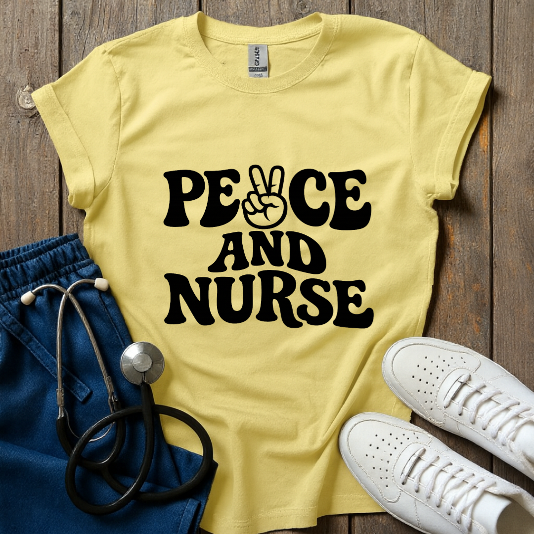 Peace And Nurse T-Shirt