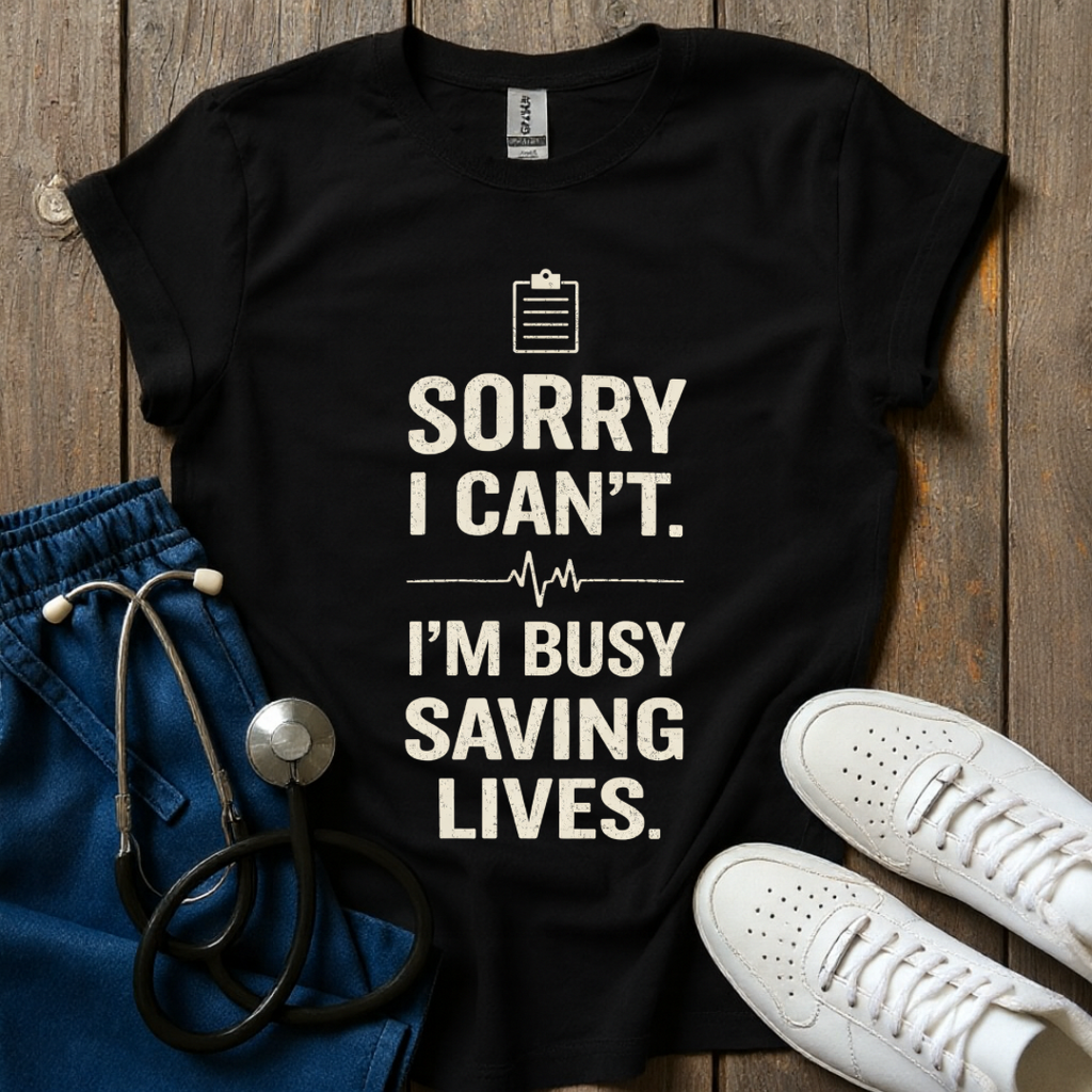 Busy Saving Lives T-Shirt