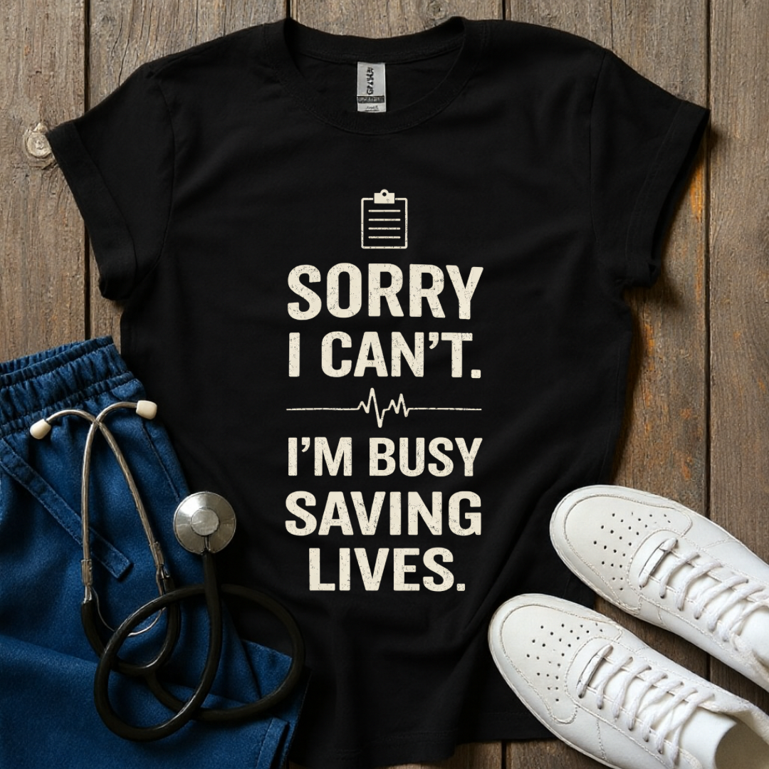 Busy Saving Lives T-Shirt