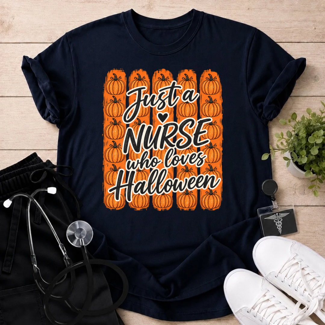 Nurse Who Loves Halloween T-Shirt