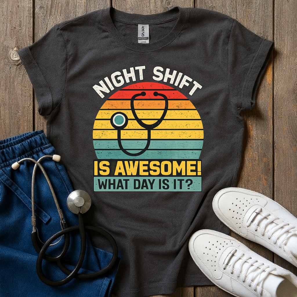 Night Shift is Awesome T-Shirt