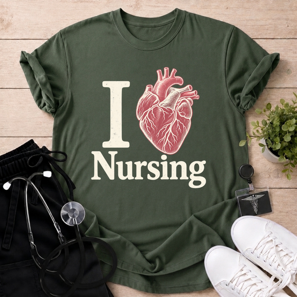 I Heart Nursing T-Shirt