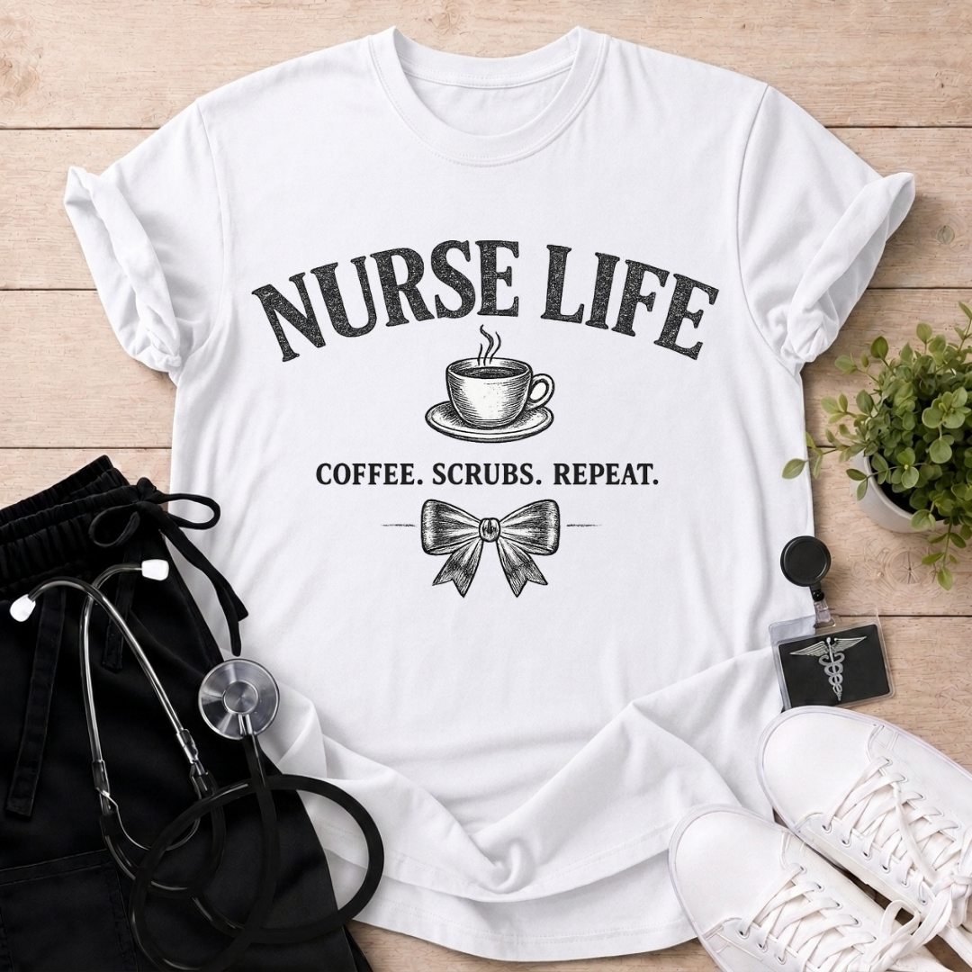Nurse Life Repeat T-Shirt
