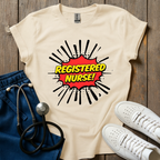 Comic Registered Nurse T-Shirt