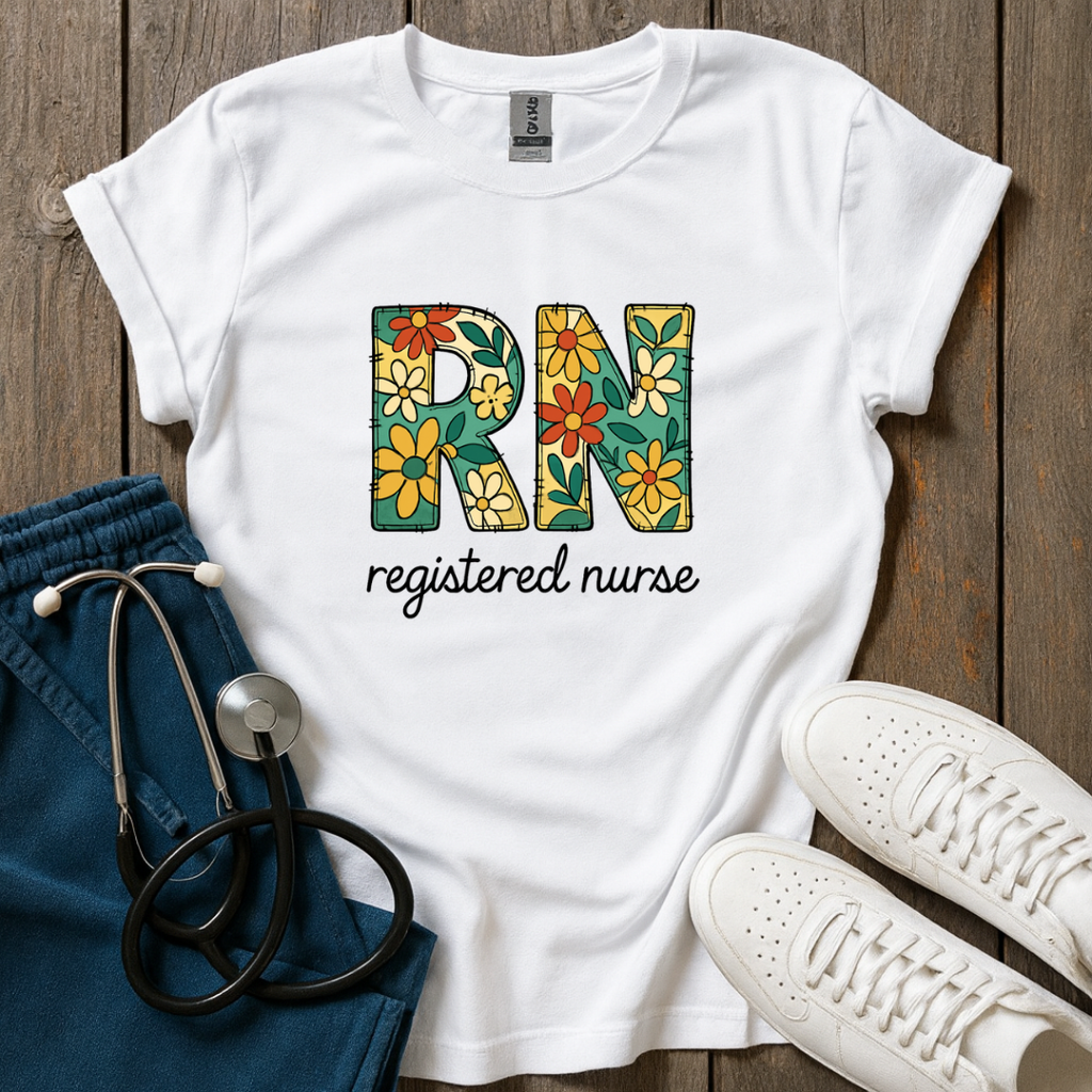 Daisy Patch RN T-Shirt