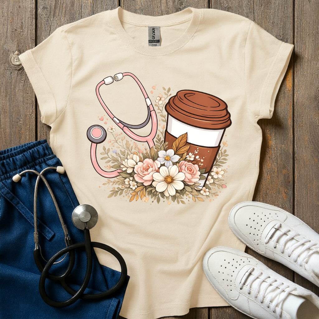 Caffeine Care Bloom T-Shirt