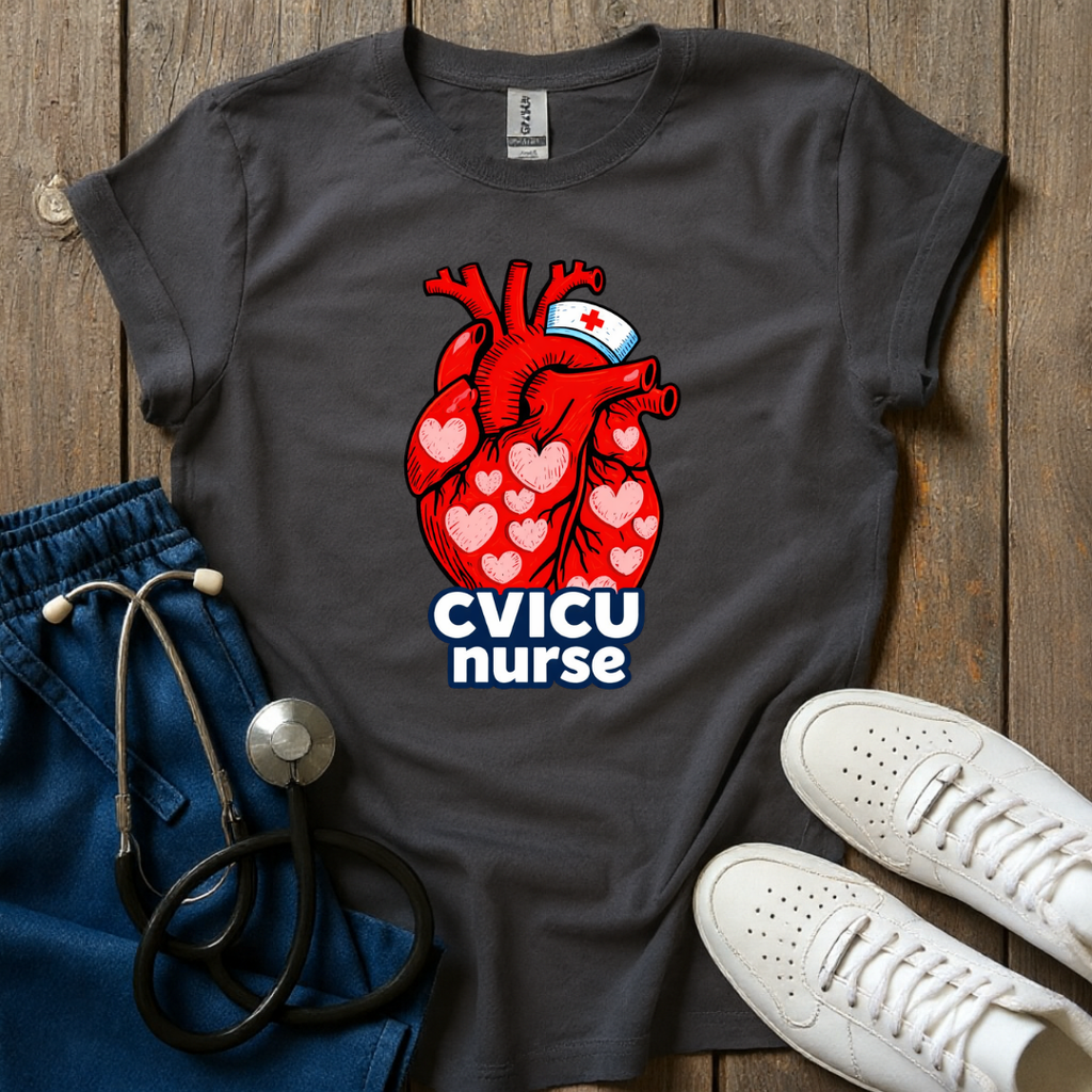 CVICU Heart T-Shirt