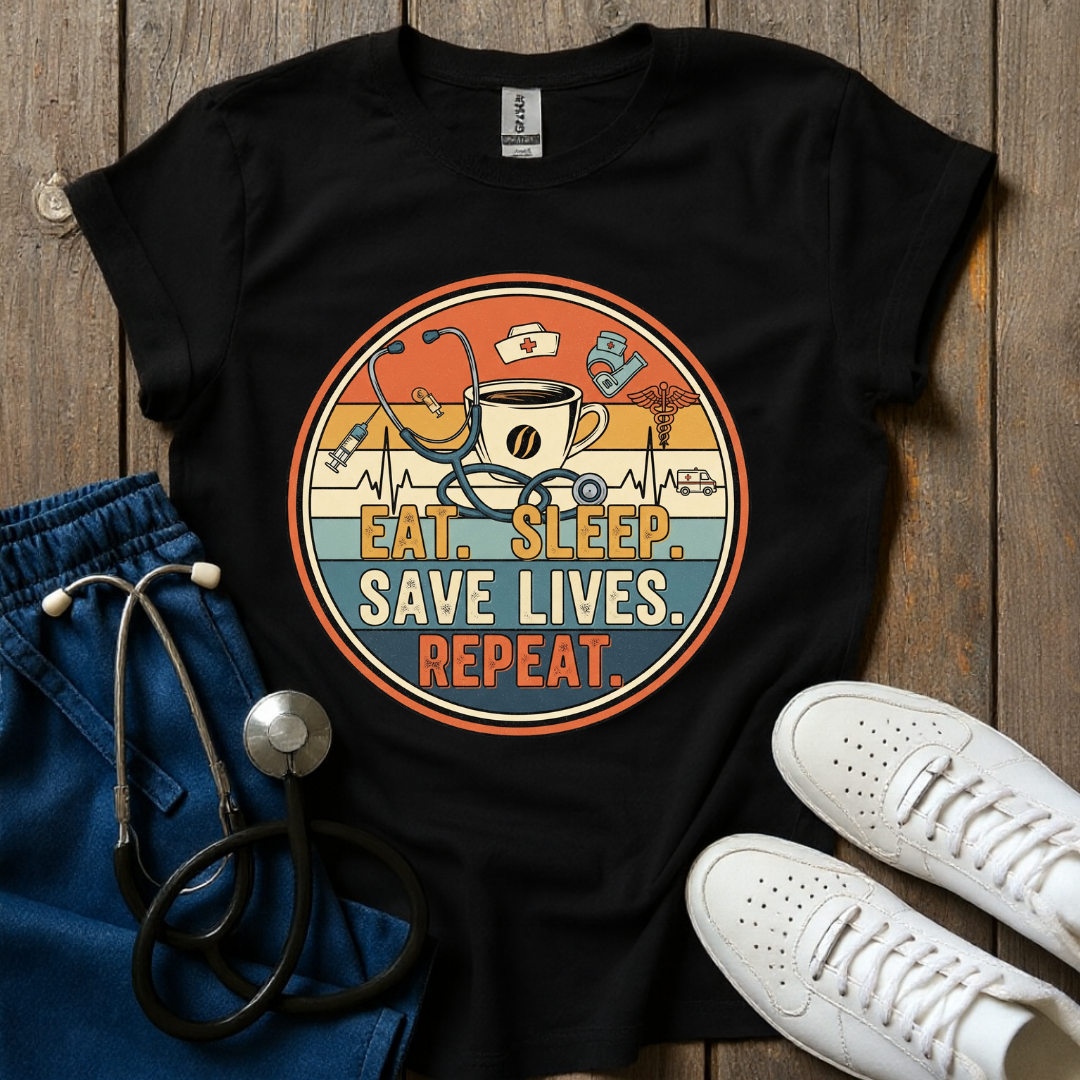 Save Lives Repeat T-Shirt