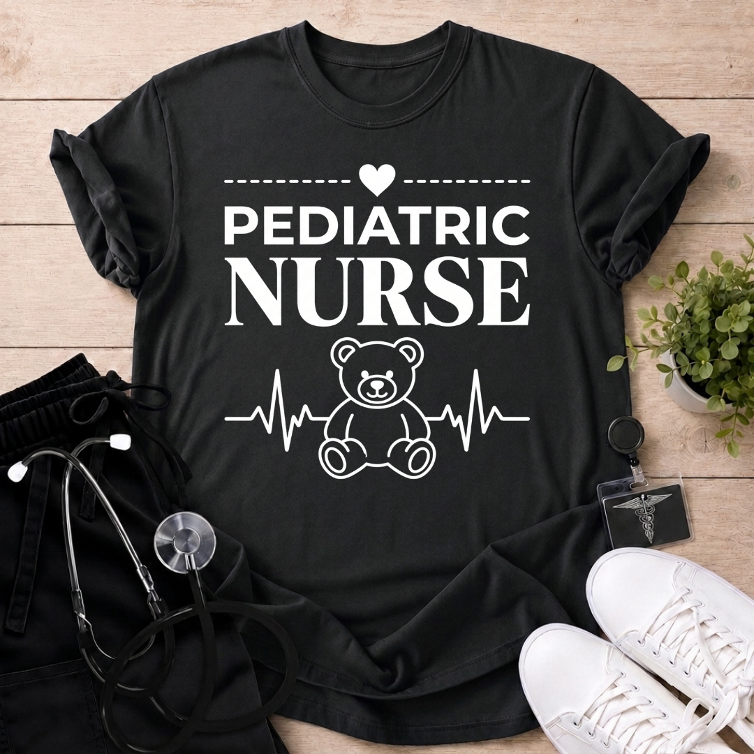 Pediatric Nurse Bear T-Shirt