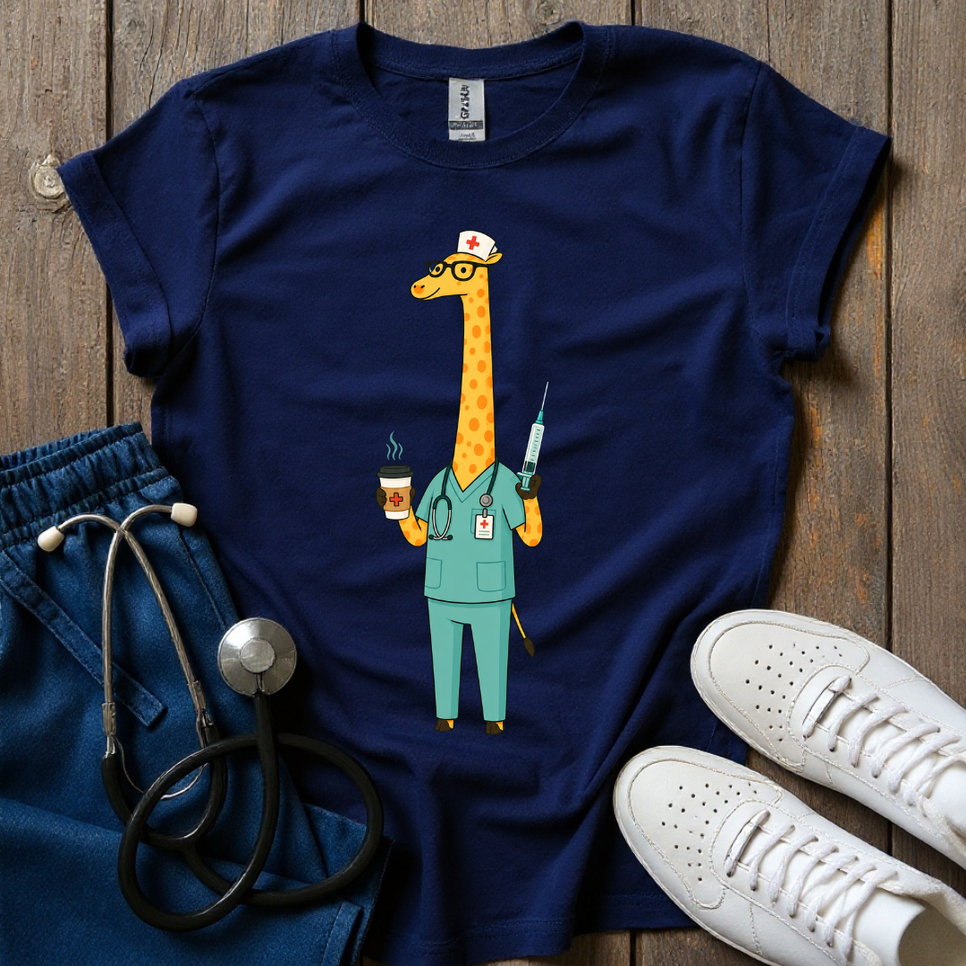 Giraffe Nurse T-Shirt